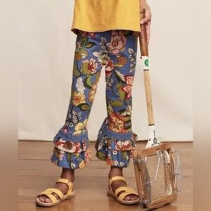 Matilda Jane Clothing Girl's Floral Garden Big Ruffle Pants